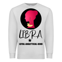 Dove Grey Libra Zodiac Sign Horoscope Birth Gift Girl Premium Sweatshirt - Bettercallsaul