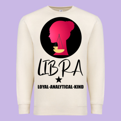 Libra Zodiac Sign Horoscope Birth Gift Girl Premium Sweatshirt Designed By Bettercallsaul