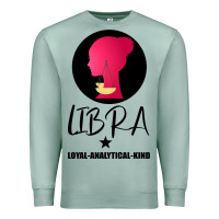 Seafoam Libra Zodiac Sign Horoscope Birth Gift Girl Premium Sweatshirt - Bettercallsaul