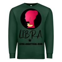 Sports Green Libra Zodiac Sign Horoscope Birth Gift Girl Premium Sweatshirt - Bettercallsaul