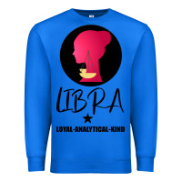 True Royal Libra Zodiac Sign Horoscope Birth Gift Girl Premium Sweatshirt - Bettercallsaul