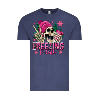 Vintage Denim freezing to death winter skull Vintage Tee - Jasminsmagicworld