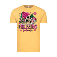 Vintage Mustard freezing to death winter skull Vintage Tee - Jasminsmagicworld