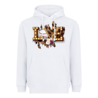 White Love Softball Heavyweight Hoodie - Bettercallsaul