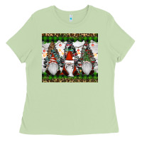 Matcha gnomes Christmas Ladies Tee - RanaPortraitStore