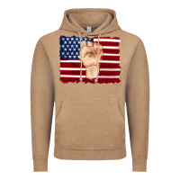 Vintage Coffee american flag with hand Vintage Hoodie - Artiststas