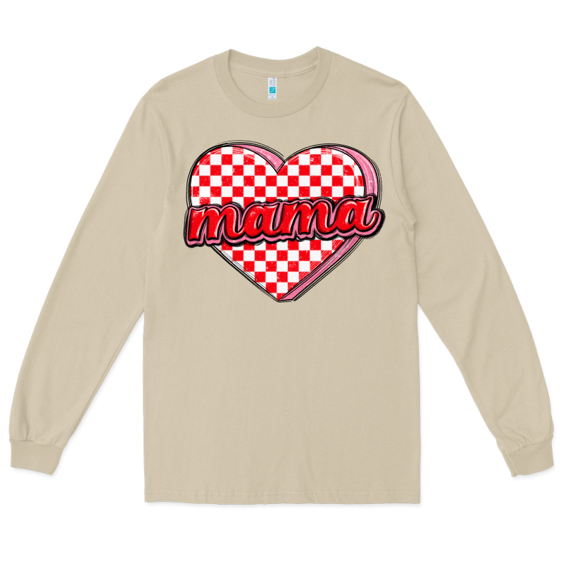 Valentine Mama Long Sleeve Tee by MaliasSmallBusiness | Teevron