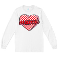 White valentine mama Long Sleeve Tee - MaliasSmallBusiness