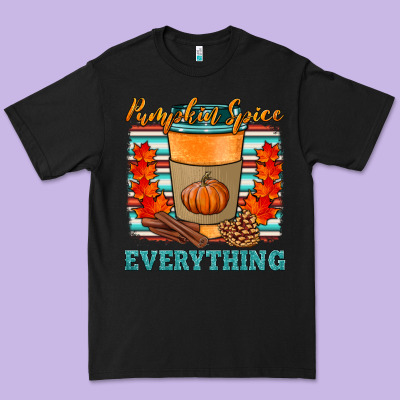 Pumpkin Spice Everything Premium Tee Designed By Hra Design Shop