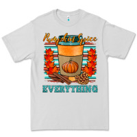 Dove Grey pumpkin spice everything Premium Tee - HRA Design Shop