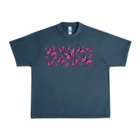 Breast Cancer Butterflies Urban Heavy Tee | Teevron
