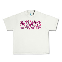 Pistachio breast cancer butterflies Urban Heavy Tee - Jasminsmagicworld