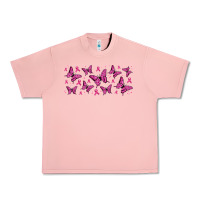 Salmon breast cancer butterflies Urban Heavy Tee - Jasminsmagicworld
