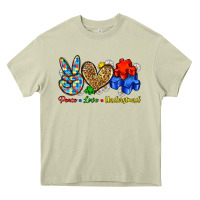 Mossy peace love understand Heavy Core Tee - Zillion Design Studio