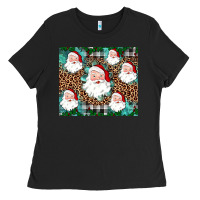 Black santa Ladies Tee - JahusDesignShop