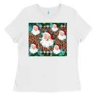 White santa Ladies Tee - JahusDesignShop