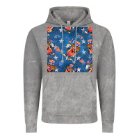 Cloud Rock 4th of july hotdog seamless pattern Vintage Hoodie - BundleAndBundleShop