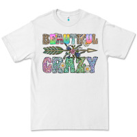 White beautiful crazy Premium Tee - CowhideDigitalArt