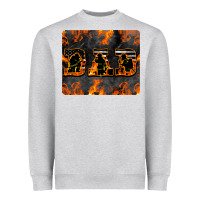 American Firefighter Dad Heavyweight Sweatshirt | Teevron