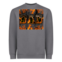Storm American Firefighter Dad Heavyweight Sweatshirt - LillyAllenDesigns