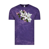 Cloud Purple apple blossom Vintage Tee - LillyAllenDesigns