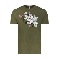 Vintage Olive apple blossom Vintage Tee - LillyAllenDesigns