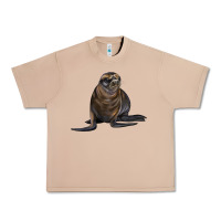 Burro Sea Lion Illustrations Urban Heavy Tee - LillyAllenDesigns