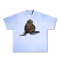 Grape Ice Sea Lion Illustrations Urban Heavy Tee - LillyAllenDesigns
