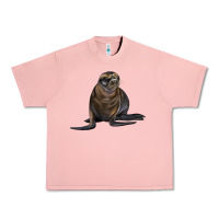 Salmon Sea Lion Illustrations Urban Heavy Tee - LillyAllenDesigns