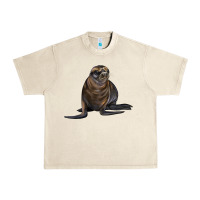 Sandshell Sea Lion Illustrations Urban Heavy Tee - LillyAllenDesigns