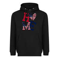 Black American Flag Home Heavyweight Hoodie - Bettercallsaul