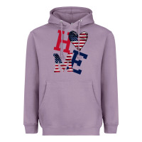 Lavender American Flag Home Heavyweight Hoodie - Bettercallsaul