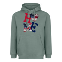 Sage American Flag Home Heavyweight Hoodie - Bettercallsaul