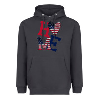 Smoke American Flag Home Heavyweight Hoodie - Bettercallsaul