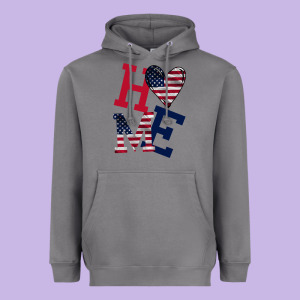 American Flag Home Heavyweight Hoodie Designed By Bettercallsaul