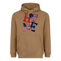 Toasted Coconut American Flag Home Heavyweight Hoodie - Bettercallsaul