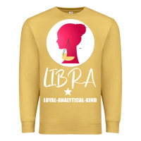 Antique Gold Libra Zodiac Sign Horoscope Birth Gift Girl Premium Sweatshirt - Bettercallsaul