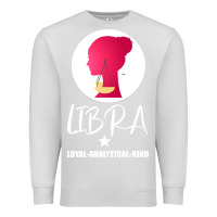 Dove Grey Libra Zodiac Sign Horoscope Birth Gift Girl Premium Sweatshirt - Bettercallsaul