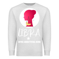 Oatmeal Heather Libra Zodiac Sign Horoscope Birth Gift Girl Premium Sweatshirt - Bettercallsaul