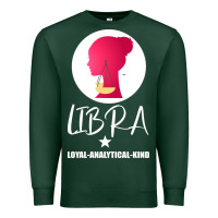 Sports Green Libra Zodiac Sign Horoscope Birth Gift Girl Premium Sweatshirt - Bettercallsaul