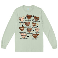 Matcha black history month hearts Long Sleeve Tee - MaliasSmallBusiness
