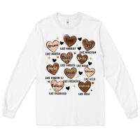 White black history month hearts Long Sleeve Tee - MaliasSmallBusiness