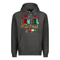 Charcoal Heather Christmas dental assistant Premium Hoodie - JahusDesignShop
