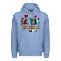 Colony Blue Christmas dental assistant Premium Hoodie - JahusDesignShop