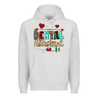 Dove Grey Christmas dental assistant Premium Hoodie - JahusDesignShop