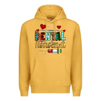 Mustard Christmas dental assistant Premium Hoodie - JahusDesignShop