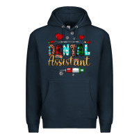 Navy Christmas dental assistant Premium Hoodie - JahusDesignShop