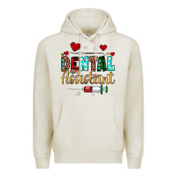 Oatmeal Heather Christmas dental assistant Premium Hoodie - JahusDesignShop