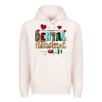 Pale Pink Christmas dental assistant Premium Hoodie - JahusDesignShop