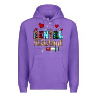 Purple Christmas dental assistant Premium Hoodie - JahusDesignShop